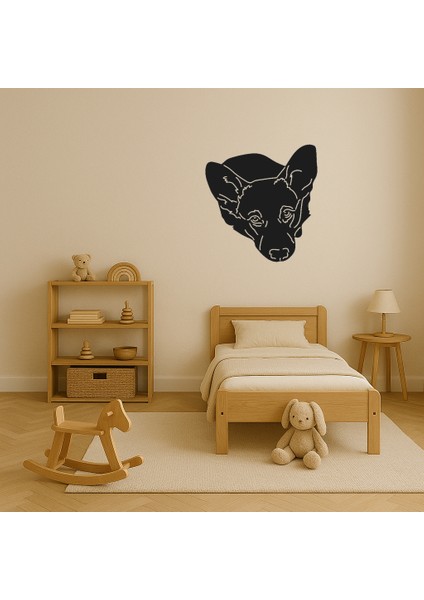 Köpek Yüzü Temalı Dekoratif Duvar Tablosu - LORCE6990-3060 modelleri