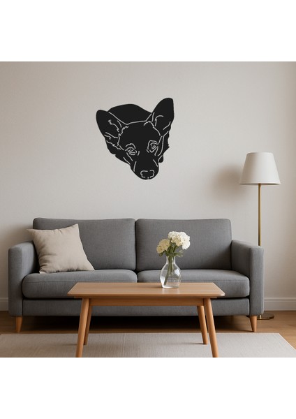 Köpek Yüzü Temalı Dekoratif Duvar Tablosu - LORCE6990-3060 fırsatları