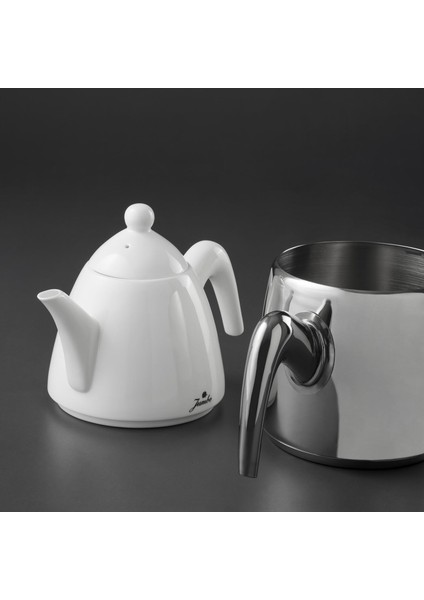 6500 Çelik Saplı Porselenli Çaydanlık fiyatları