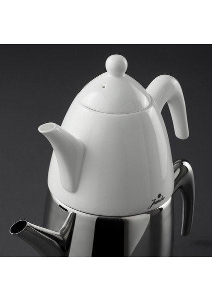 6500 Çelik Saplı Porselenli Çaydanlık modelleri