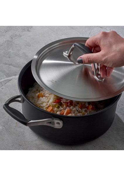 New Moment Diamond Siyah Derin Tencere 20 cm indirimleri