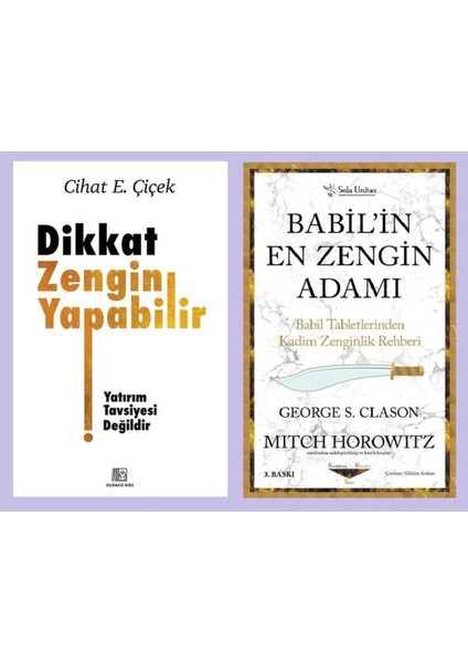Dikkat Zengin Yapabilir - Babil'in En Zengin Adamı 2 Kitap fiyatları