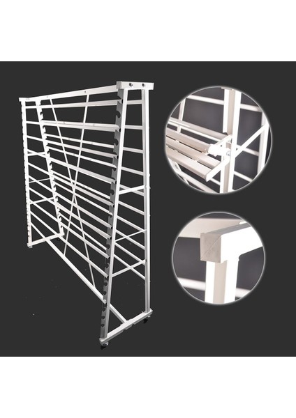Masa Örtüsü Standı 20 Borulu (Demonte-Tekerli) modelleri