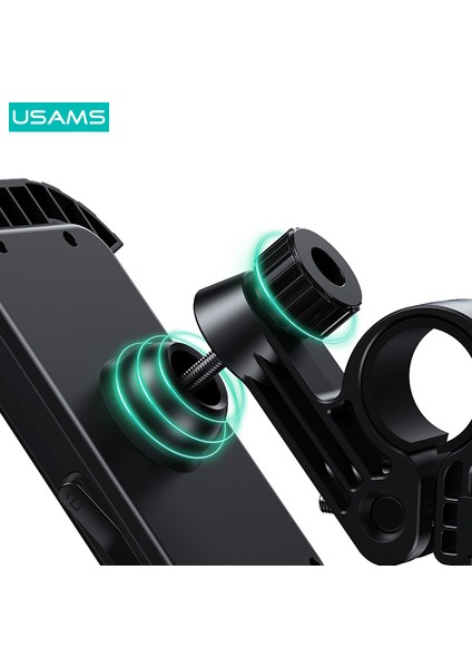 ZJ078 Ayarlanabilir 360° Dönen Motor/bisiklet Telefon Tutucu - Su Geçirmez, Kaymaz indirimleri