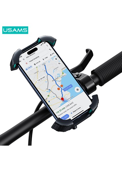 ZJ078 Ayarlanabilir 360° Dönen Motor/bisiklet Telefon Tutucu - Su Geçirmez, Kaymaz