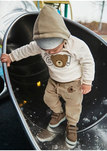 Erkek Bebek Paçası Lastikli Eşofman Altı fırsatları