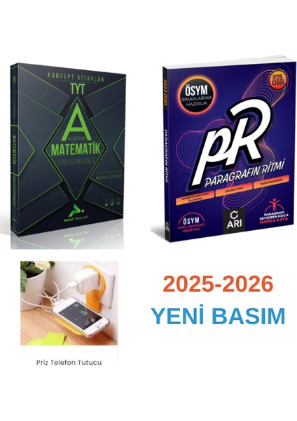 Alıştıran Matematik ve Paragrafın Ritmi Set Priz Tutucu Hediyeli