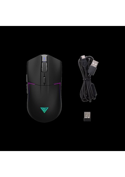 Teknoteg - Rsr - Gamdıas Hades M3, Rgb Aydınlatma, Kablosuz, Bluetooth ve Kablolu Bağlantı, 7 Tuşlu, Şarj Edilebilir, Type-C, Gaming Mouse, 10000DPI, Siyah indirimleri