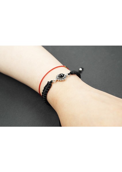 Duygu Oltu Taşı Gümüş Çerçeve Ayarlanabilir Bileklik fiyatları