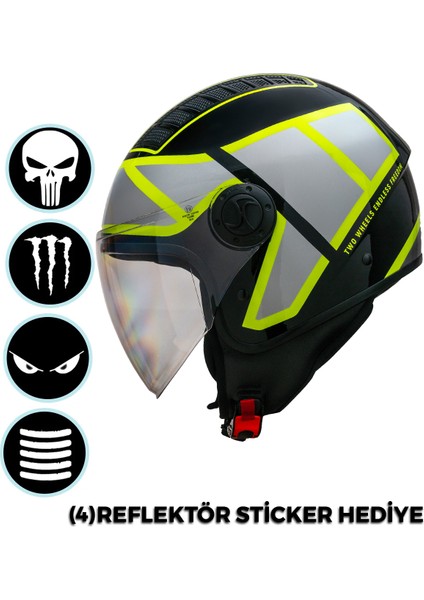 Air Çenesiz Kask (Ece Belgeli)