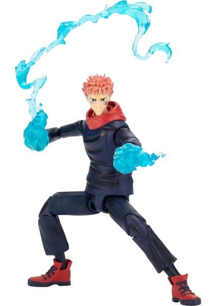 Jujutsu Kaisen Yuji Itadori 16CM Action Figür | Total Anime Koleksiyonu | Ekstra Parçalı Eklemleri Oynar Anime Figürü