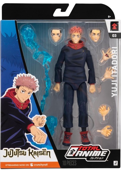 Jujutsu Kaisen Yuji Itadori 16CM Action Figür | Total Anime Koleksiyonu | Ekstra Parçalı Eklemleri Oynar Anime Figürü fiyatları