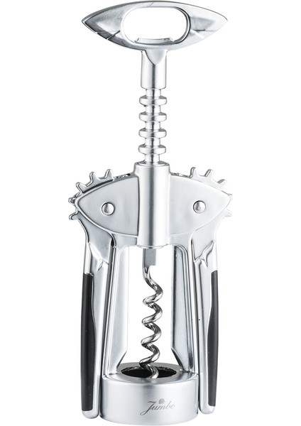 Shark Metal Gövdeli 18 cm Gümüş Renk Ergonomik Tasarımlı Şarap Tirbuşonu fırsatları