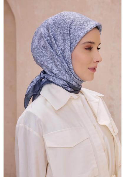 Fresh Twist Eşarp 18 Açık Mavi Karışık Desen 49737