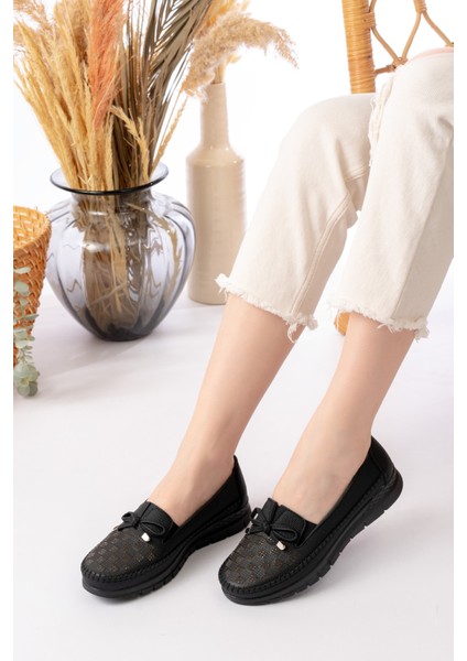 Tam Ortopedik Kadın Günlük Ayakkabı Suni Deri Düz Taban modelleri