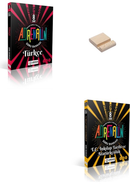 Lgs 8. Sınıf Türkçe ve Inkılap Tarihi Soru Bankası + Telefon Tutucu