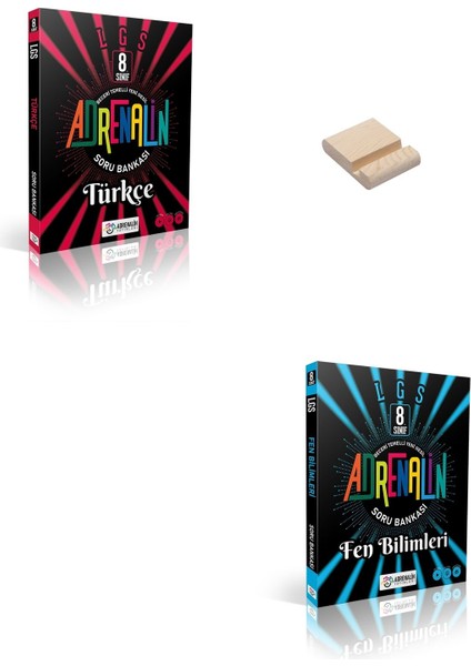 Lgs 8. Sınıf Türkçe ve Fen Bilimleri Soru Bankası + Telefon Tutucu