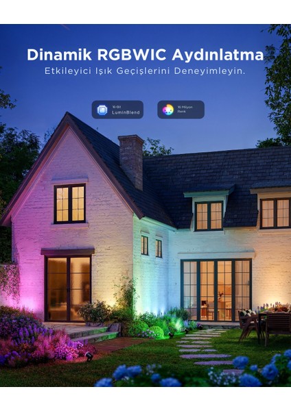 Rgbıcww Dış Mekan Spot Aydınlatma - 2'li Paket H7093311 fırsatları