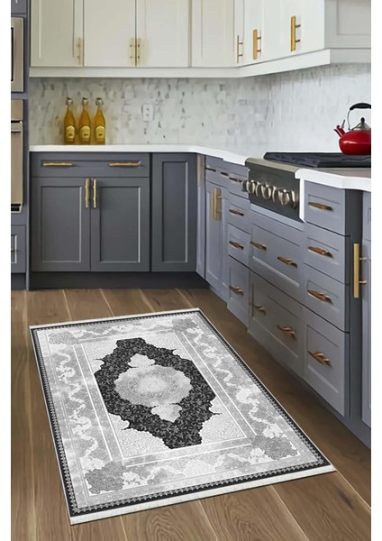 Mutfak Halısı – Kaymaz Dot Tabanlı, Yumuşak Dokulu, Yıkanabilir, Modern Tasarım (1357)