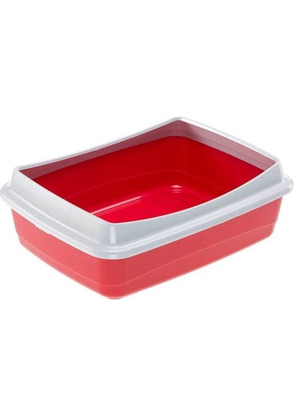 NIP Plus 20 Kedi Tuvalet Kabı Kırmızı 47x36x15.5 Cm