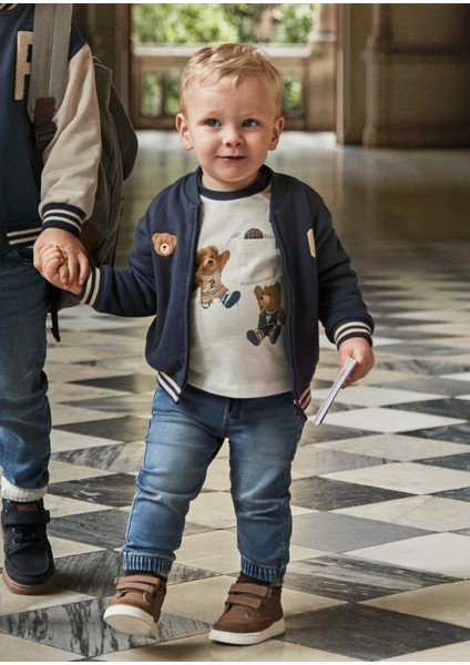 Erkek Bebek Lastik Belli Yumuşak Kot Pantolon fırsatları