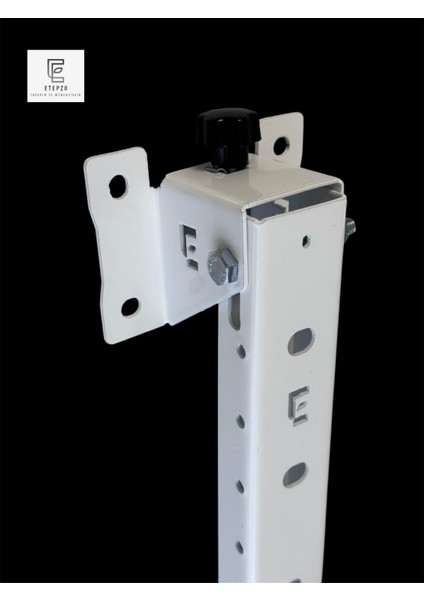 Çamaşır Askısı Katlanır Duvar Tipi Metal (Beyaz)+Hediye Çelik Çamaşır İpi