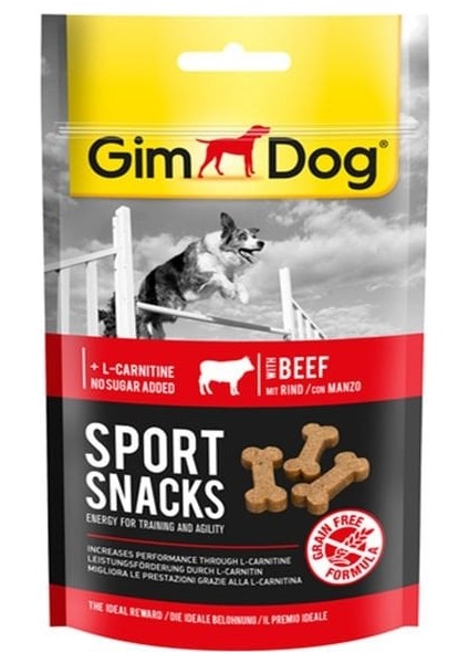 Sportsnacks Sığır Etli Köpek Ödül Maması Tablet 60 Gr
