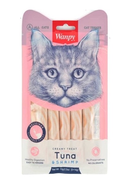 Ton - Karides Aromalı Krema Kedi Ödülü 14gr x5