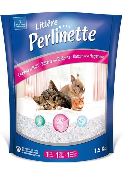 Yavru Kedi Kemirgenler İçin Mikro Kristal Kum 1,5kg