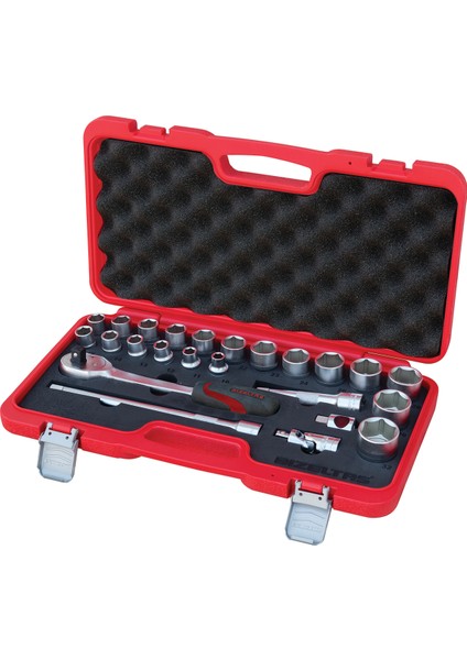 1113002024 1/2'' Altı Köşe Lokma Anahtar Takımı 24 Parça