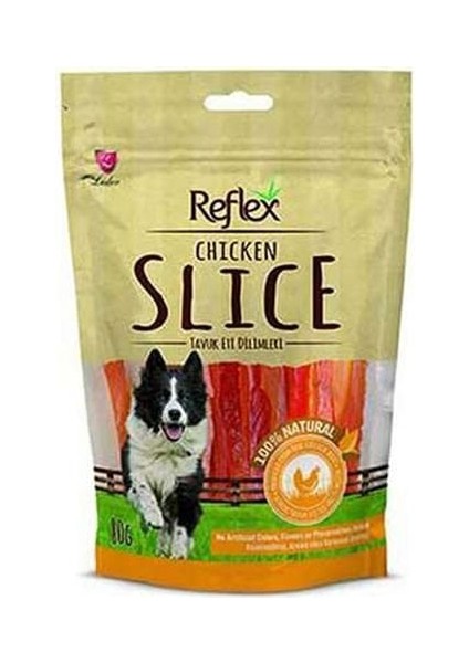 Kurutulmuş Tavuklu Yumuşak Dilim Köpek Ödülü 80 gr