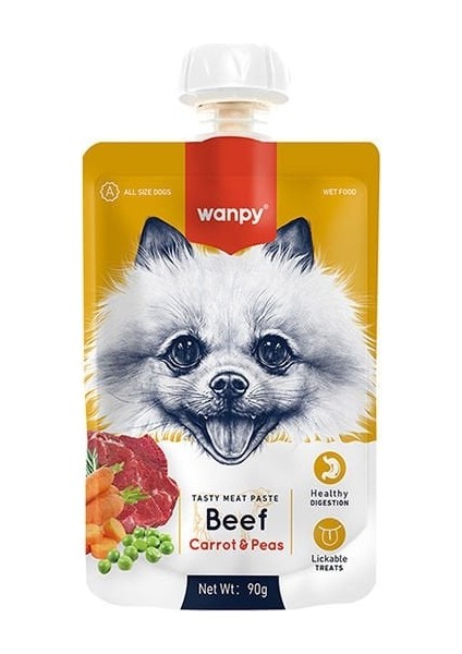 Taze Sığır Etli&havuçlu Köpek Et Ezmesi 90 gr