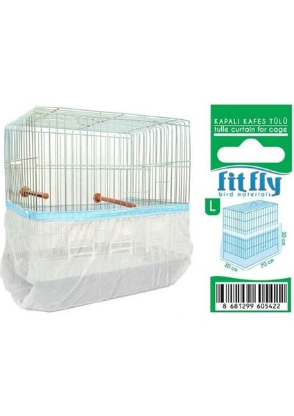 Kapalı Lüx Kafes Tülü Large