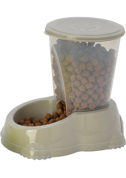 Smart Saklamalı Mama Kabı 1.5 lt Gri