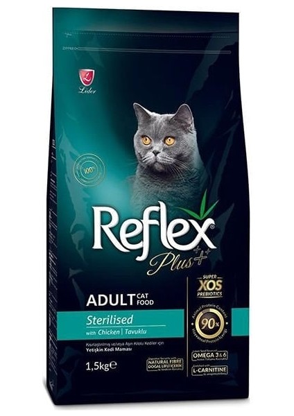 Plus Tavuklu Yetişkin Kısırlaştırılmış Kedi Maması 1.5 Kg