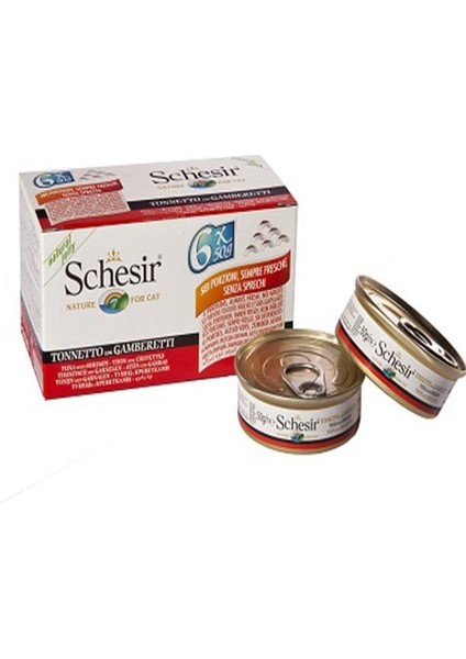 Multipack Prawns Konserve Kedi Maması 6x50 Gr