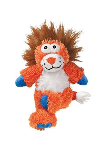 Cross Knots Lion Sesli Aslan Peluş Köpek Oyuncağı Turuncu 34