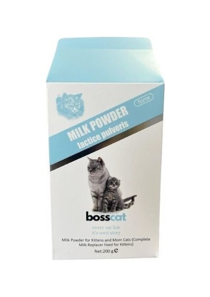 Bosscat Multivitaminli Kedi Süt Tozu 200Gr