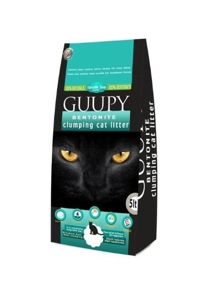 Marsilya Sabun Kokulu Bentonit Kedi Kumu 5 Lt