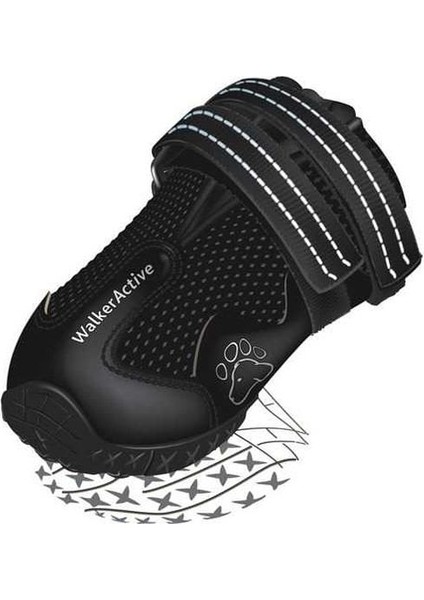 Köpek Yürüyüş Botu 2 Ad. XL Siyah