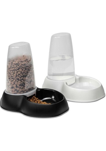 Seniflo Kedi ve Köpek için Hazneli Mama ve Su Kabı Siyah fiyatları