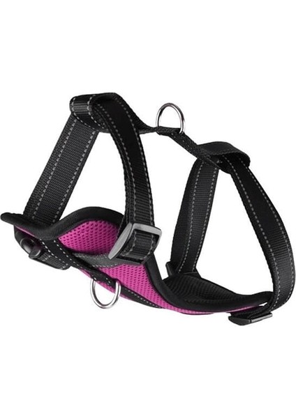 Milou Köpek Göğüs Tasması Fuşya M 40-55 cm