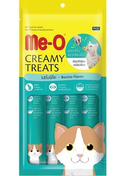 ME-O CREAMY KURUTULMUŞ TON BALIKLI 4X15GR