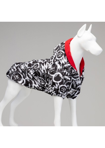 Quantum Içi Polarlı Kapüşonlu Köpek Yağmurluğu