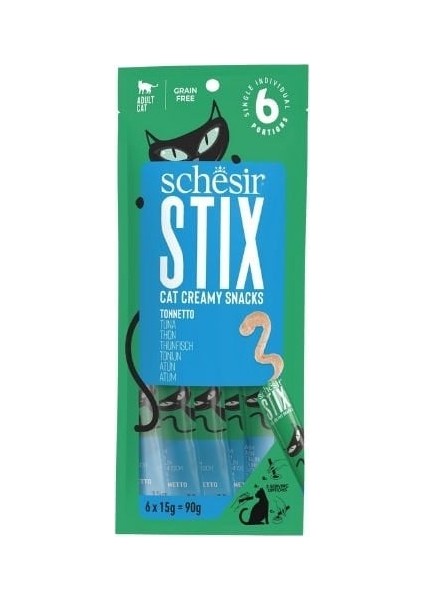 Cat Stick Ton Balıklı Sıvı Kedi Ödül Maması 6 Adet 15 Gr