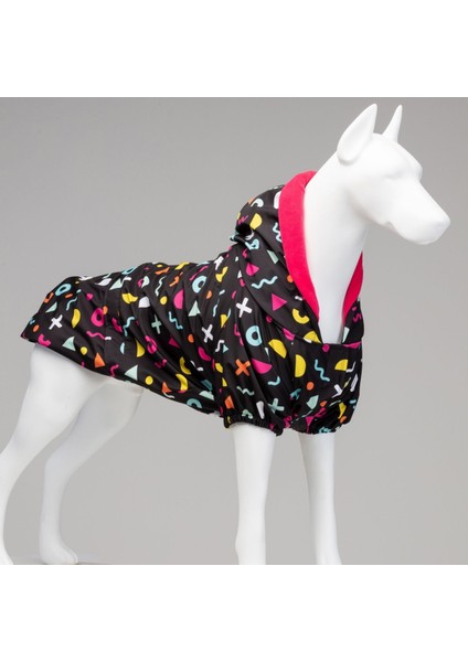 Dogs Joy Kapüşonlü Su Geçirmez Köpek Yağmurluğu Renkli Bede