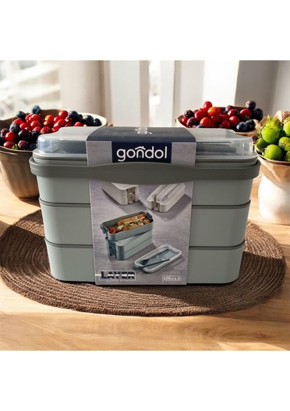 3 Katlı Sefer Tası (Yeşil)