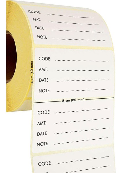 200'LÜ Üretim ve Depo Etiketleme Rulosu fiyatları