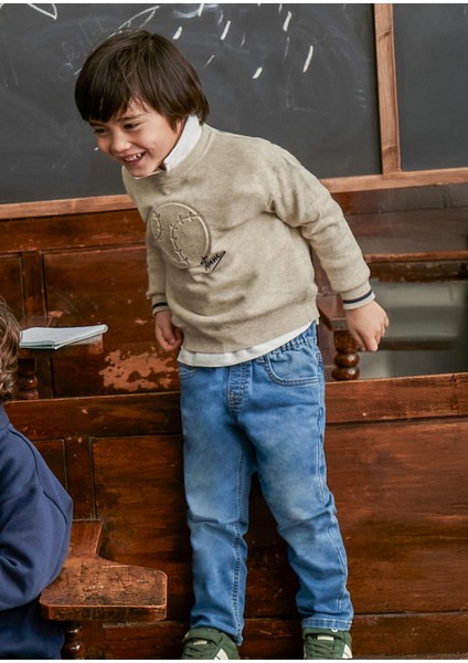 Erkek Çocuk Yumuşak Jogger Kot Pantolon