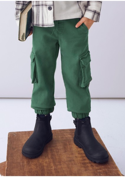 Erkek Çocuk Kargo Cepli Yumuşak Jogger Pantolon indirimleri